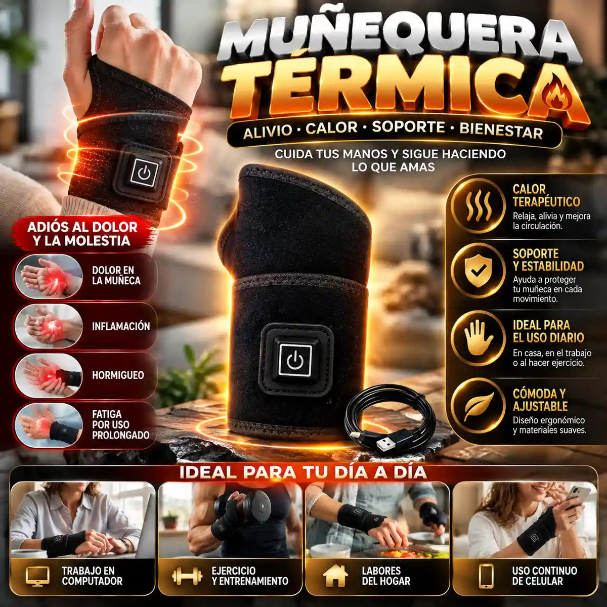 Muñequera Termica