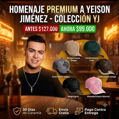 Gorra Premium Homenaje Yeison Jimenez
