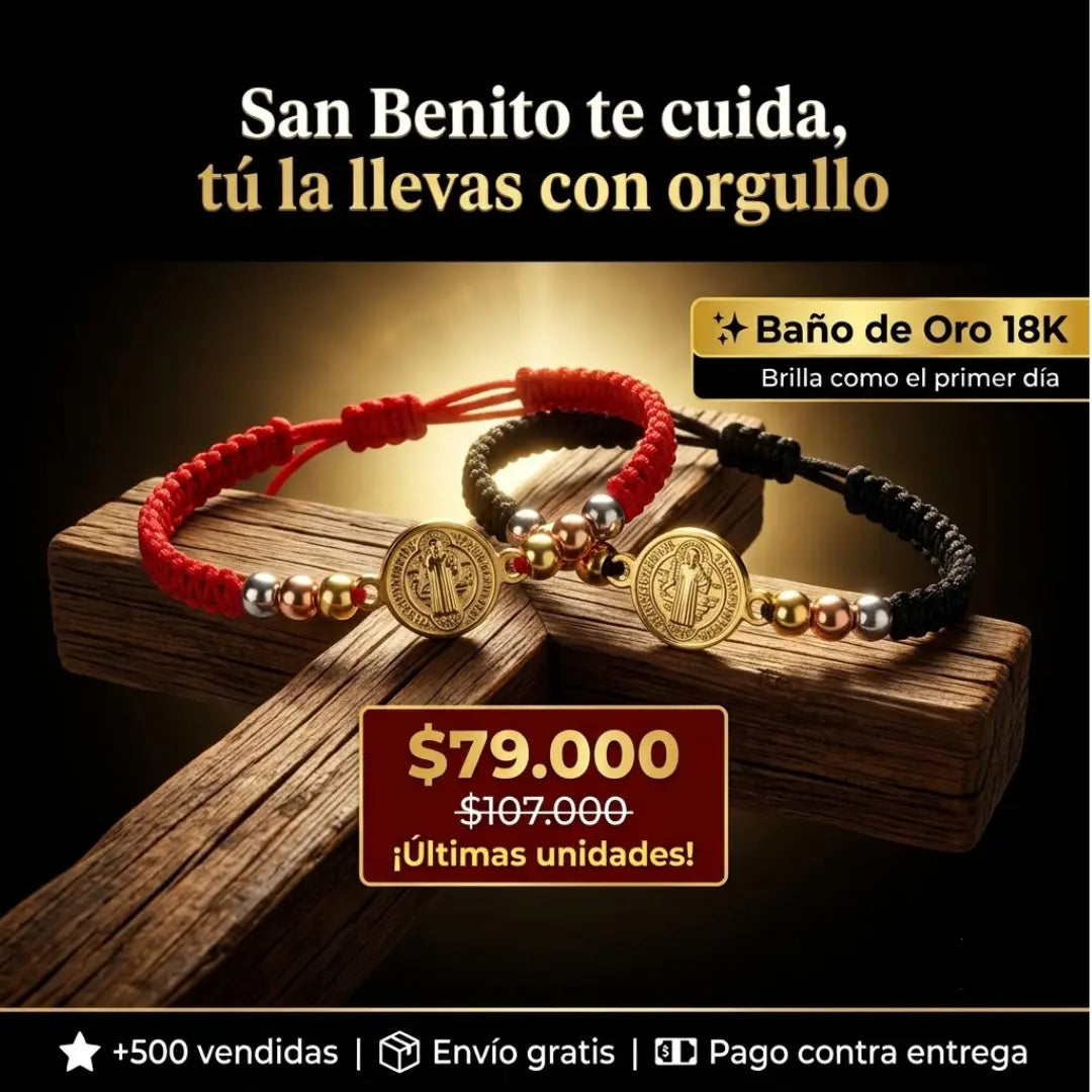 Pulsera proteccion San Benito