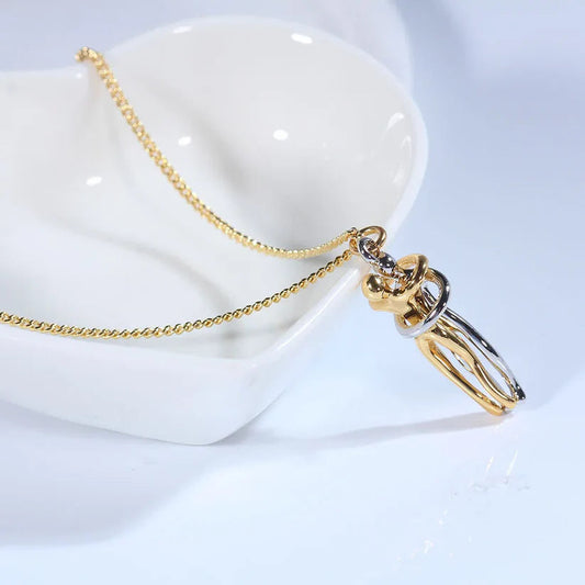 💞 Collar Abrazo Eterno + Caja regalo gratis