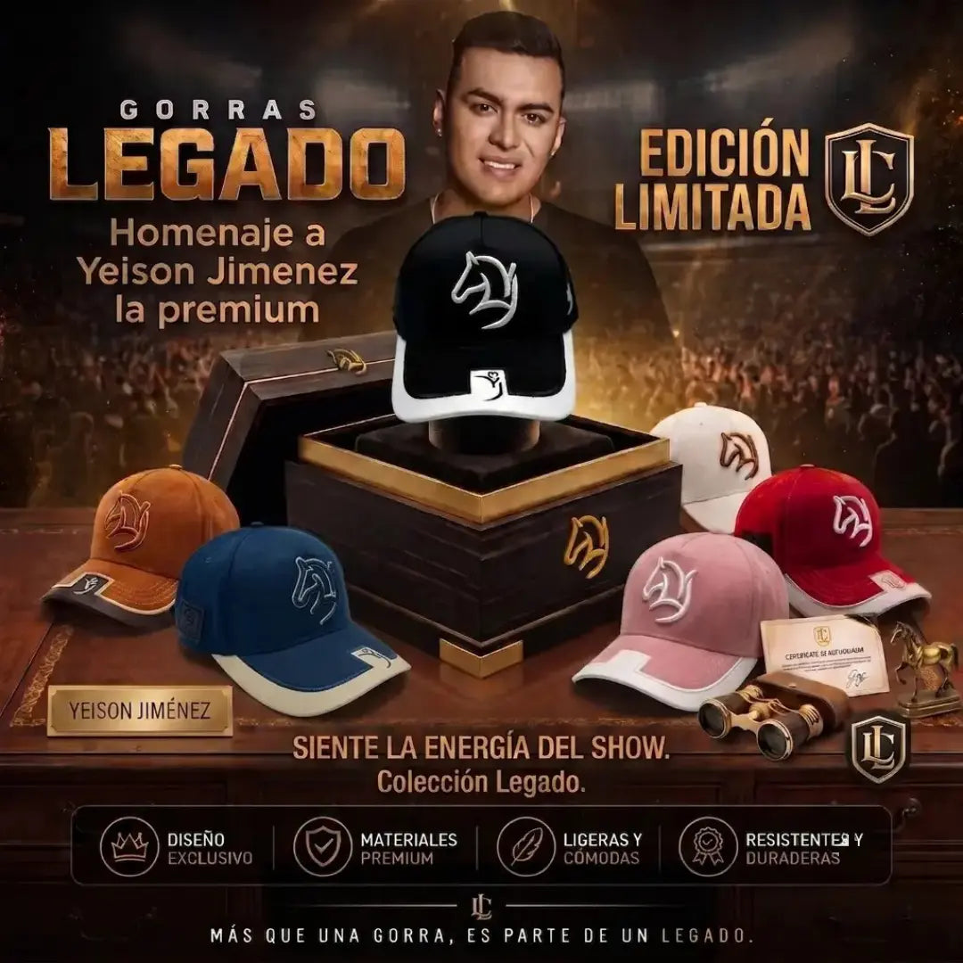 Gorra Legado Yeison Jimenez la premium